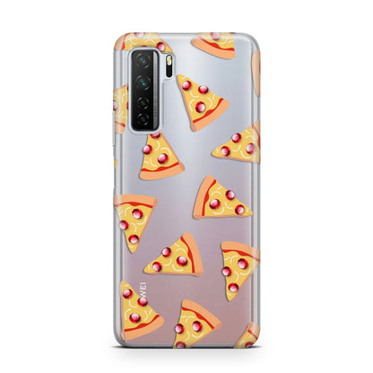 Rubies on Cartoon Pizza Slices Huawei P40 Lite 5G Phone Case