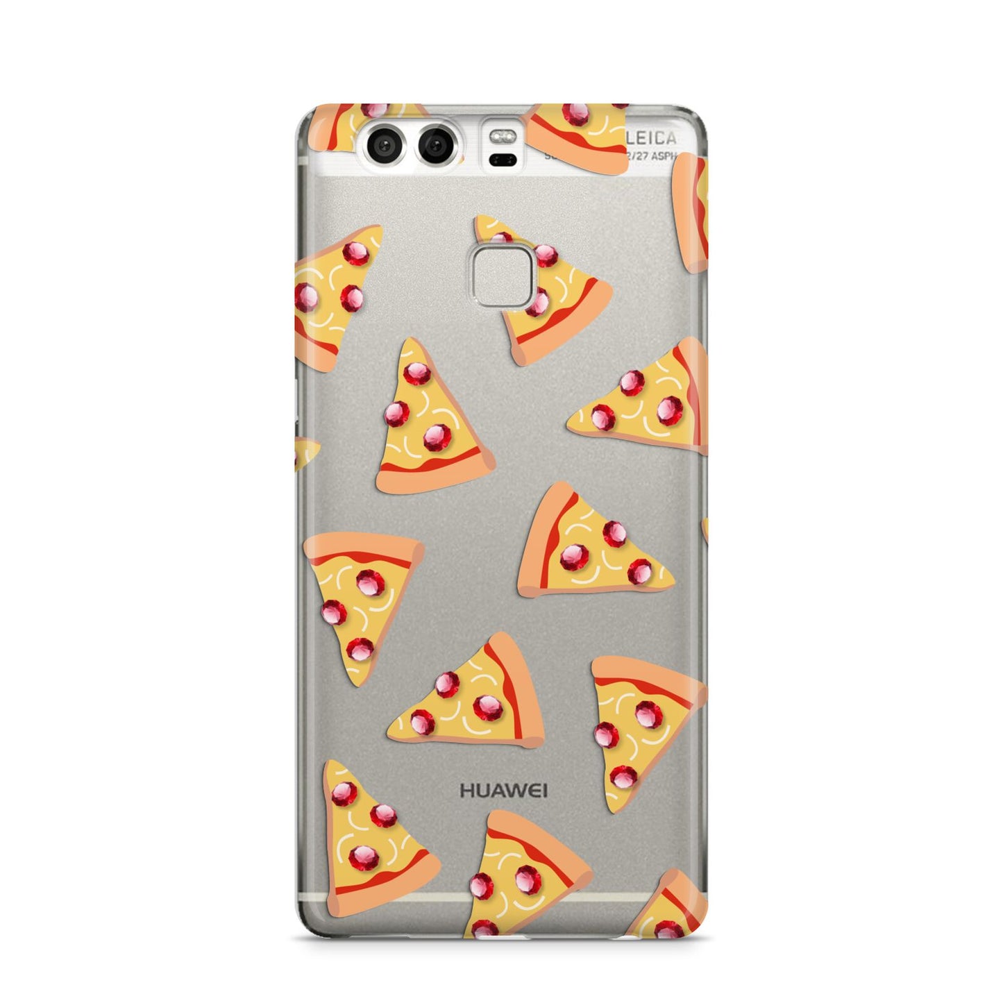 Rubies on Cartoon Pizza Slices Huawei P9 Case