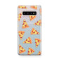 Rubies on Cartoon Pizza Slices Protective Samsung Galaxy Case