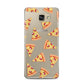Rubies on Cartoon Pizza Slices Samsung Galaxy A5 2016 Case on gold phone