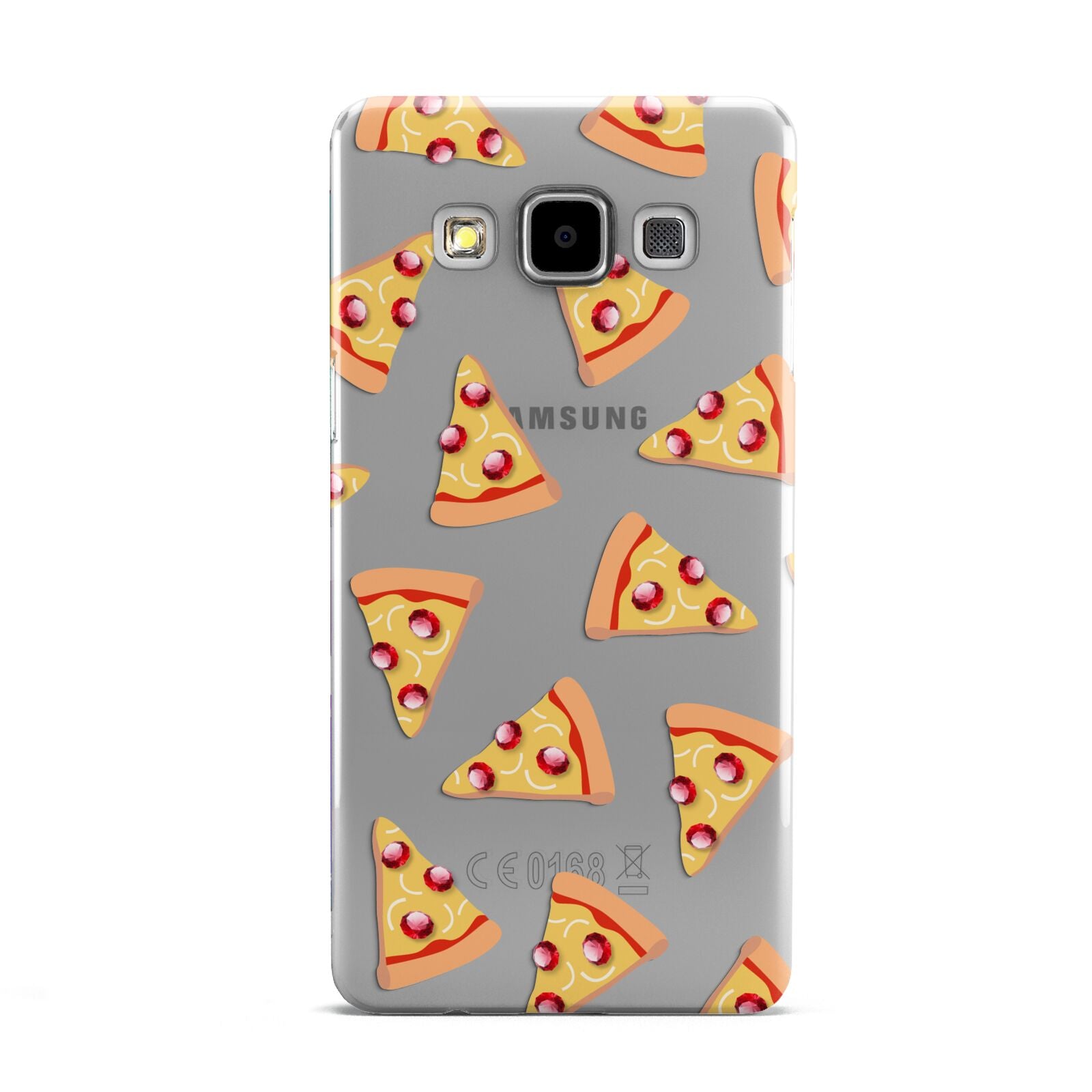 Rubies on Cartoon Pizza Slices Samsung Galaxy A5 Case