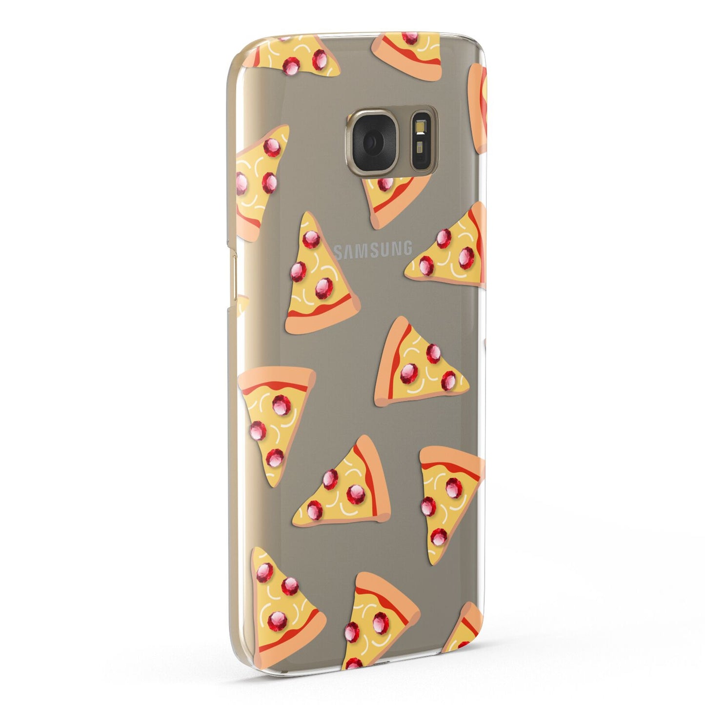 Rubies on Cartoon Pizza Slices Samsung Galaxy Case Fourty Five Degrees