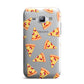 Rubies on Cartoon Pizza Slices Samsung Galaxy J1 2015 Case