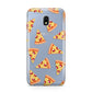 Rubies on Cartoon Pizza Slices Samsung Galaxy J3 2017 Case