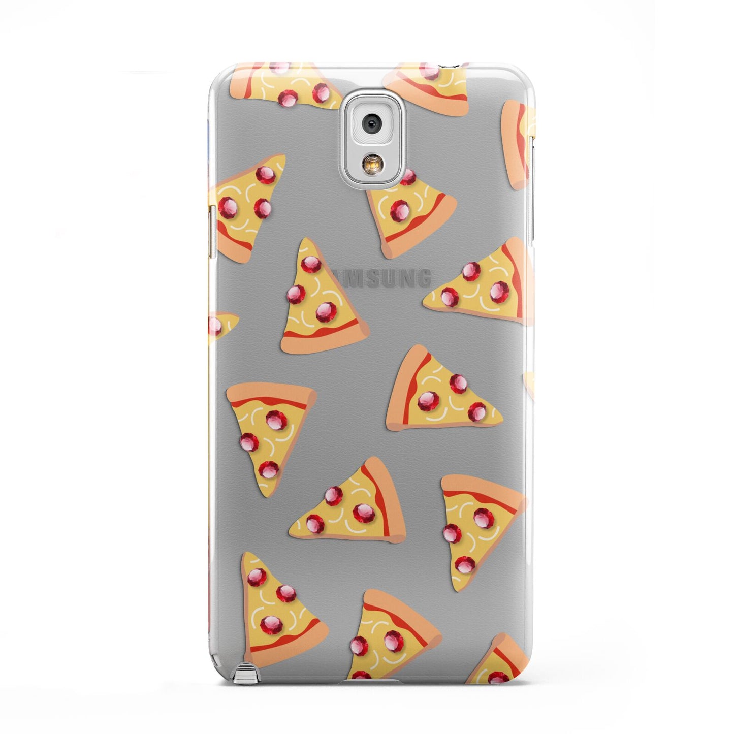 Rubies on Cartoon Pizza Slices Samsung Galaxy Note 3 Case