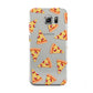 Rubies on Cartoon Pizza Slices Samsung Galaxy S6 Case