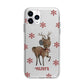 Rudolph Delivery Apple iPhone 11 Pro in Silver with Bumper Case