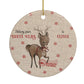 Rudolph Delivery Circle Decoration Back Image