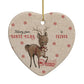 Rudolph Delivery Heart Decoration