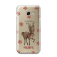 Rudolph Delivery Samsung Galaxy A3 2017 Case on gold phone