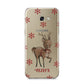 Rudolph Delivery Samsung Galaxy A5 2017 Case on gold phone
