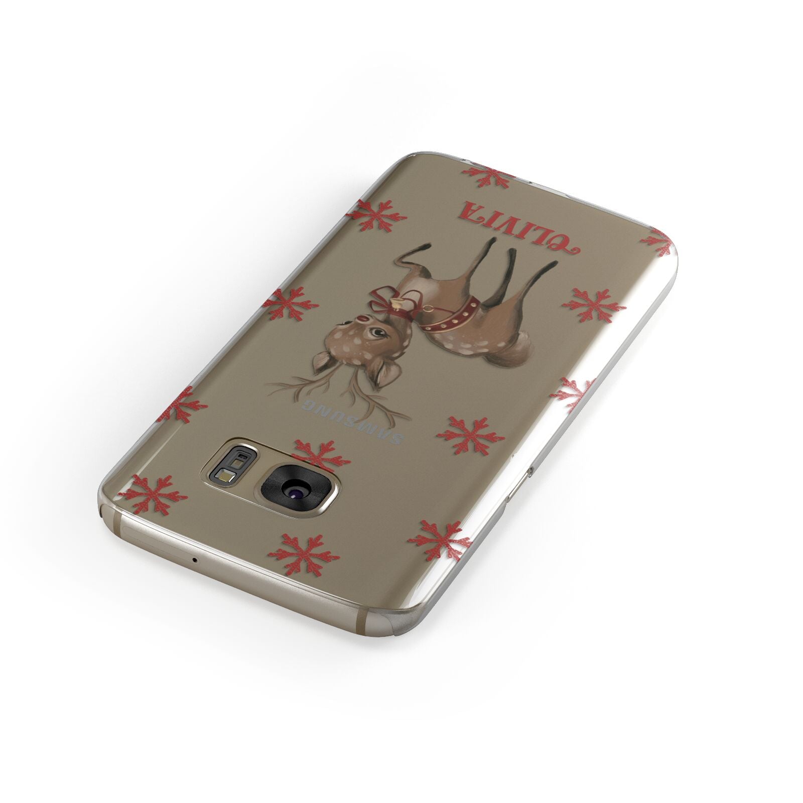 Rudolph Delivery Samsung Galaxy Case Front Close Up