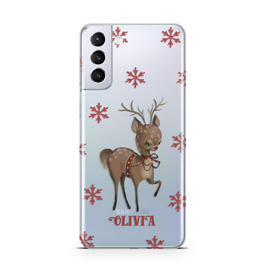 Rudolph Delivery Samsung S21 Plus Phone Case