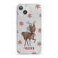 Rudolph Delivery iPhone 13 Clear Bumper Case