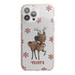 Rudolph Delivery iPhone 13 Pro Max TPU Impact Case with Pink Edges