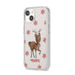 Rudolph Delivery iPhone 14 Clear Tough Case Starlight Angled Image