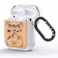 Rudolph Express Custom AirPods Clear Case Side Image