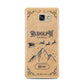 Rudolph Express Custom Samsung Galaxy A7 2016 Case on gold phone