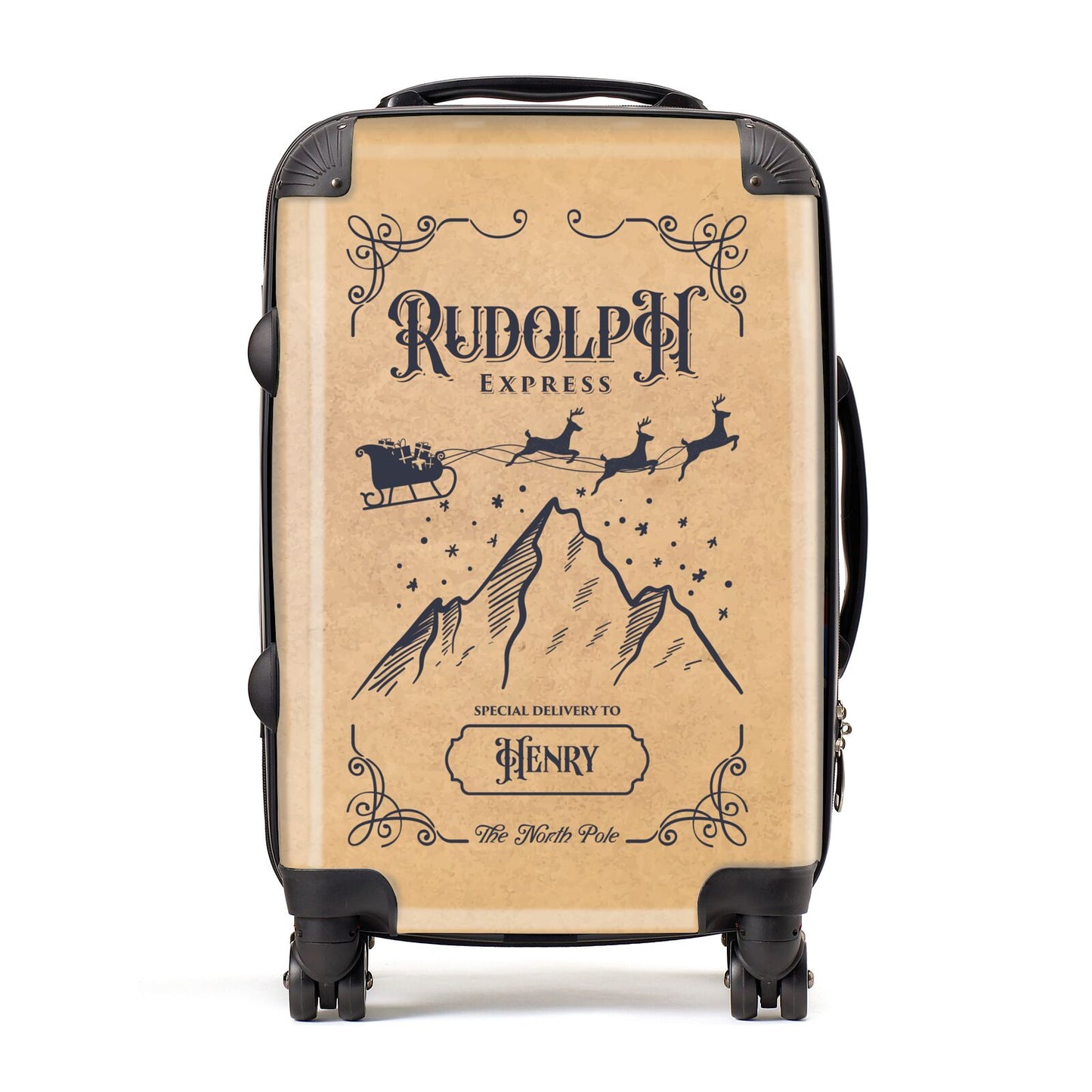 Rudolph Express Custom Suitcase