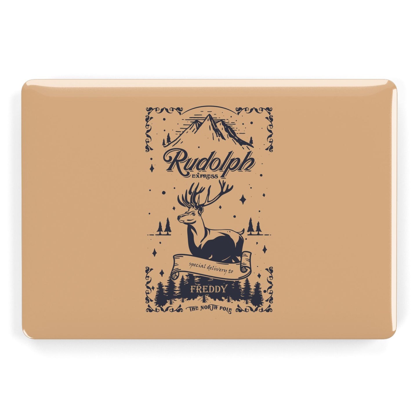 Rudolph Express Personalised Apple MacBook Case