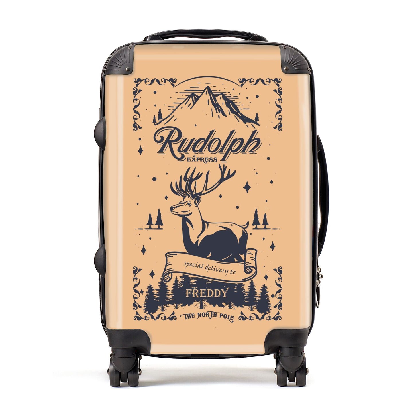 Rudolph Express Personalised Suitcase