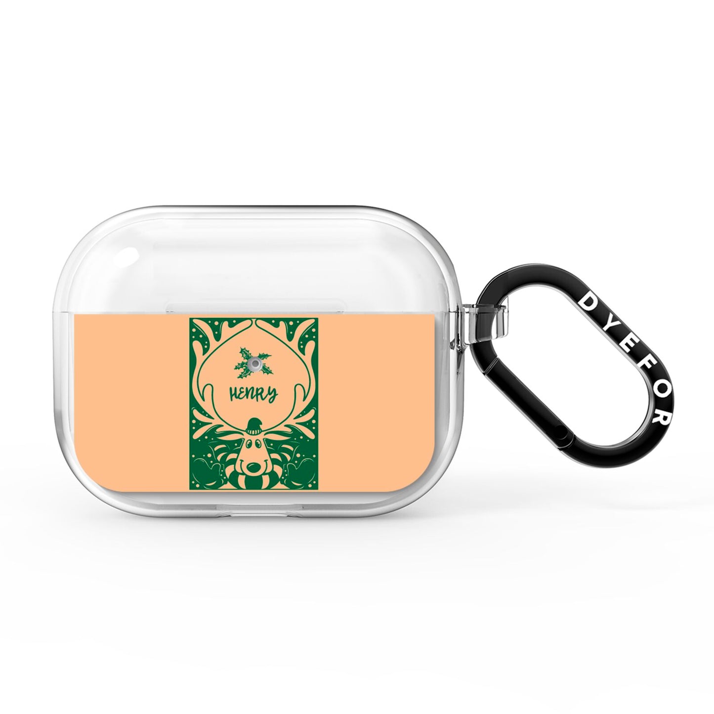 Rudolph Personalised AirPods Pro Clear Case