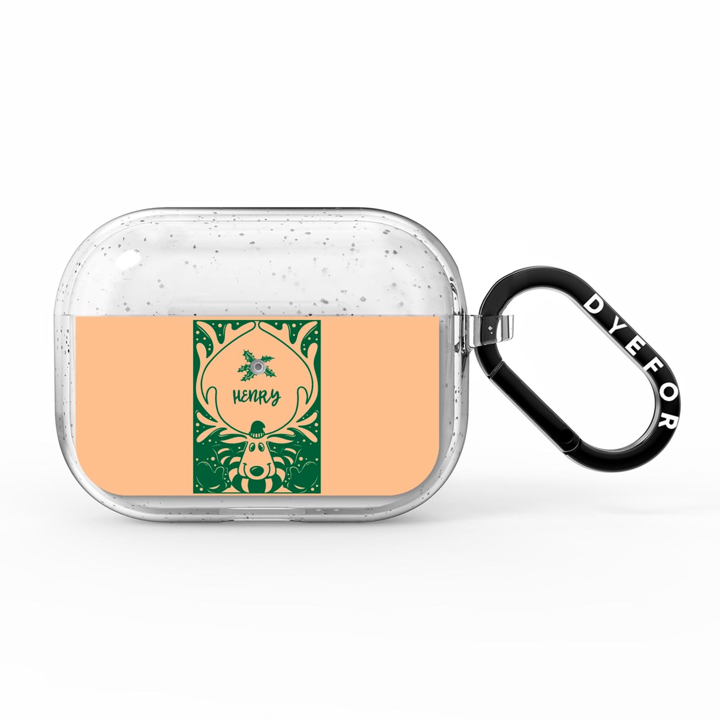 Rudolph Personalised AirPods Pro Glitter Case
