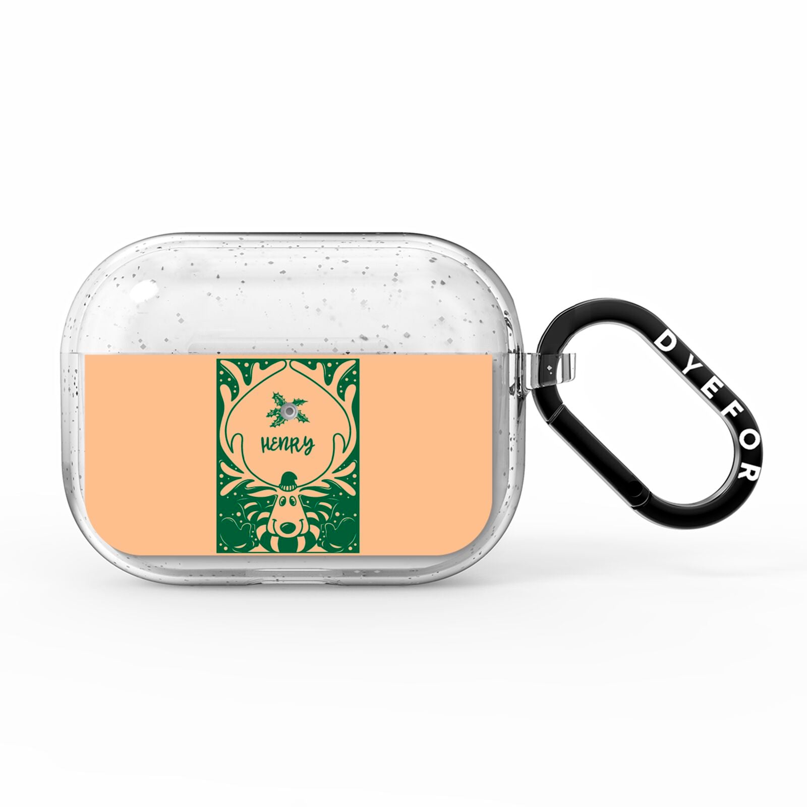 Rudolph Personalised AirPods Pro Glitter Case