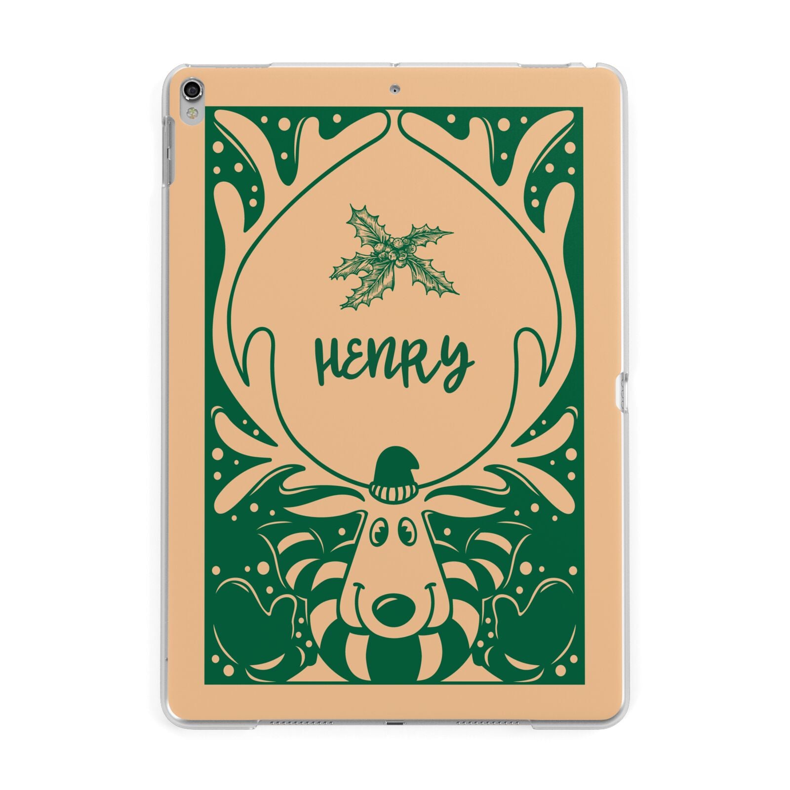 Rudolph Personalised Apple iPad Silver Case