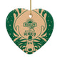 Rudolph Personalised Heart Decoration