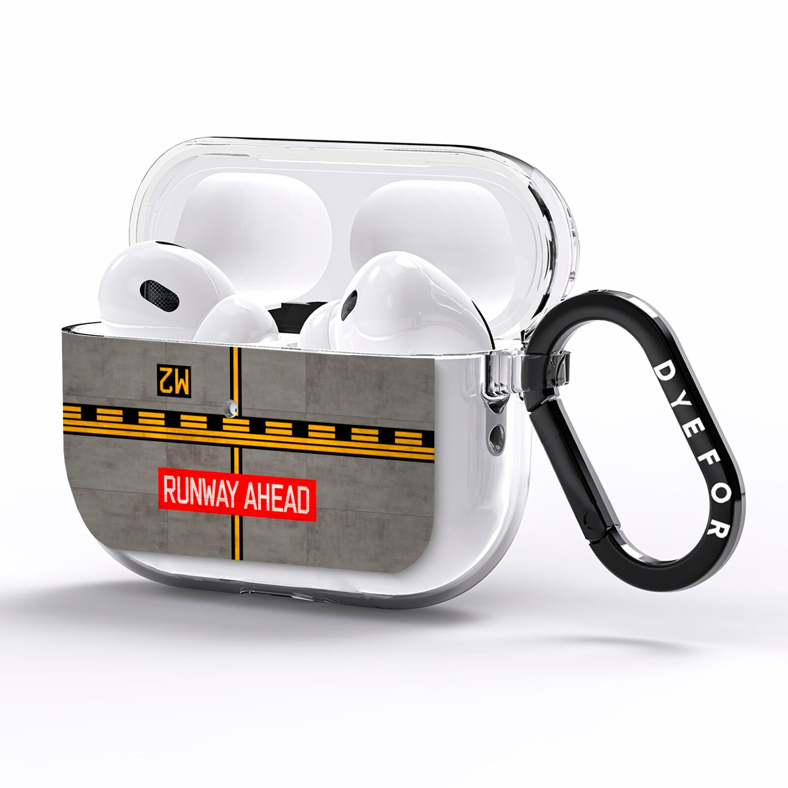 Runway Ahead AirPods Pro Clear Case Side Image