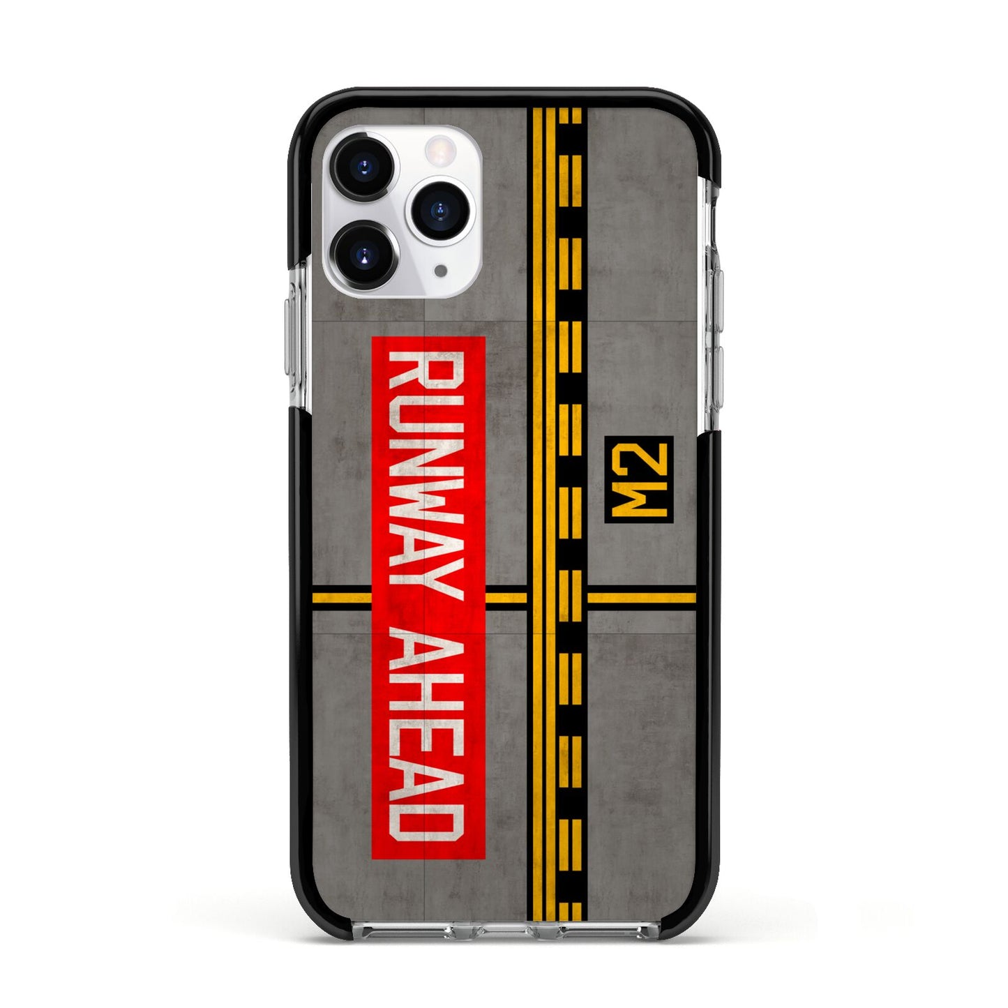 Runway Ahead Apple iPhone 11 Pro in Silver with Black Impact Case