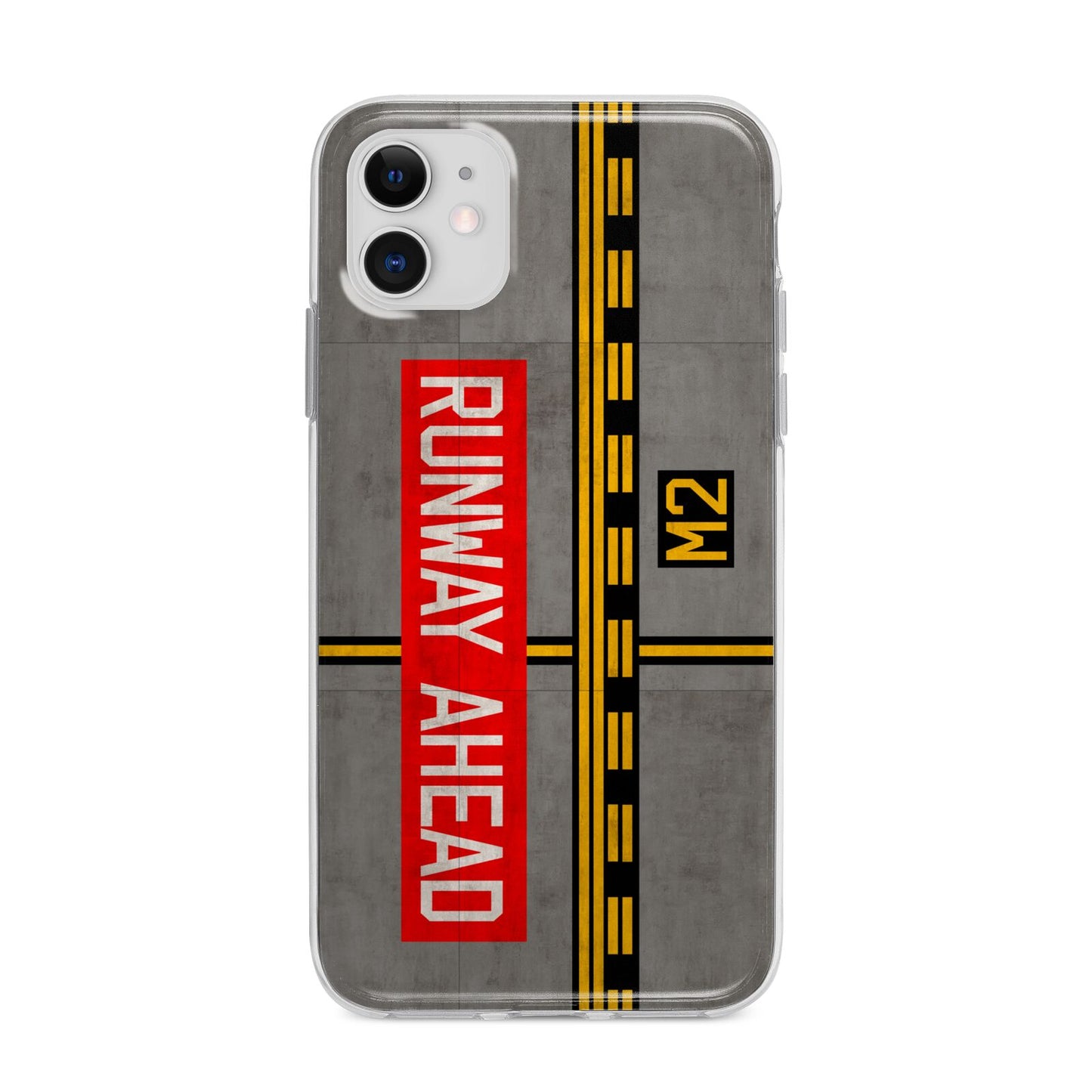 Runway Ahead Apple iPhone 11 in White with Bumper Case