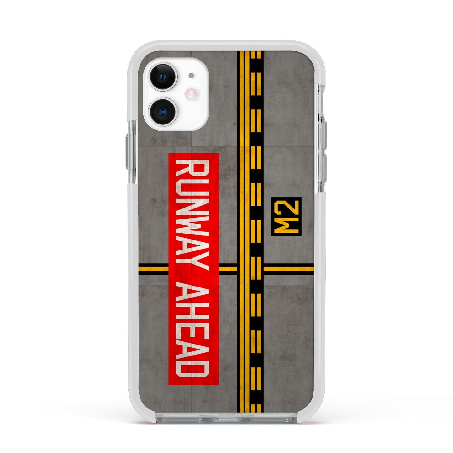 Runway Ahead Apple iPhone 11 in White with White Impact Case