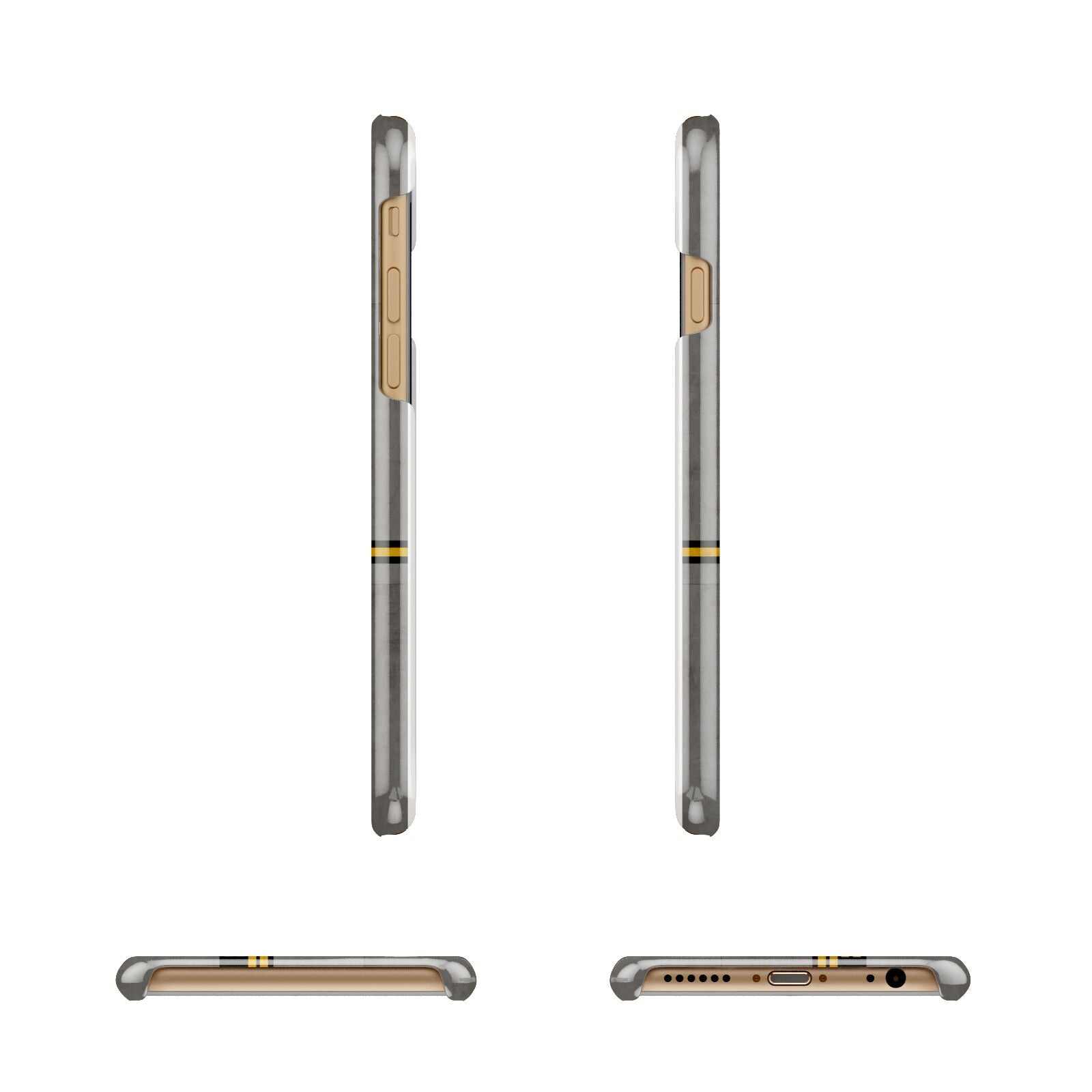 Runway Ahead Apple iPhone 6 3D Wrap Snap Case Angled Images