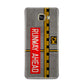Runway Ahead Samsung Galaxy A3 2016 Case on gold phone