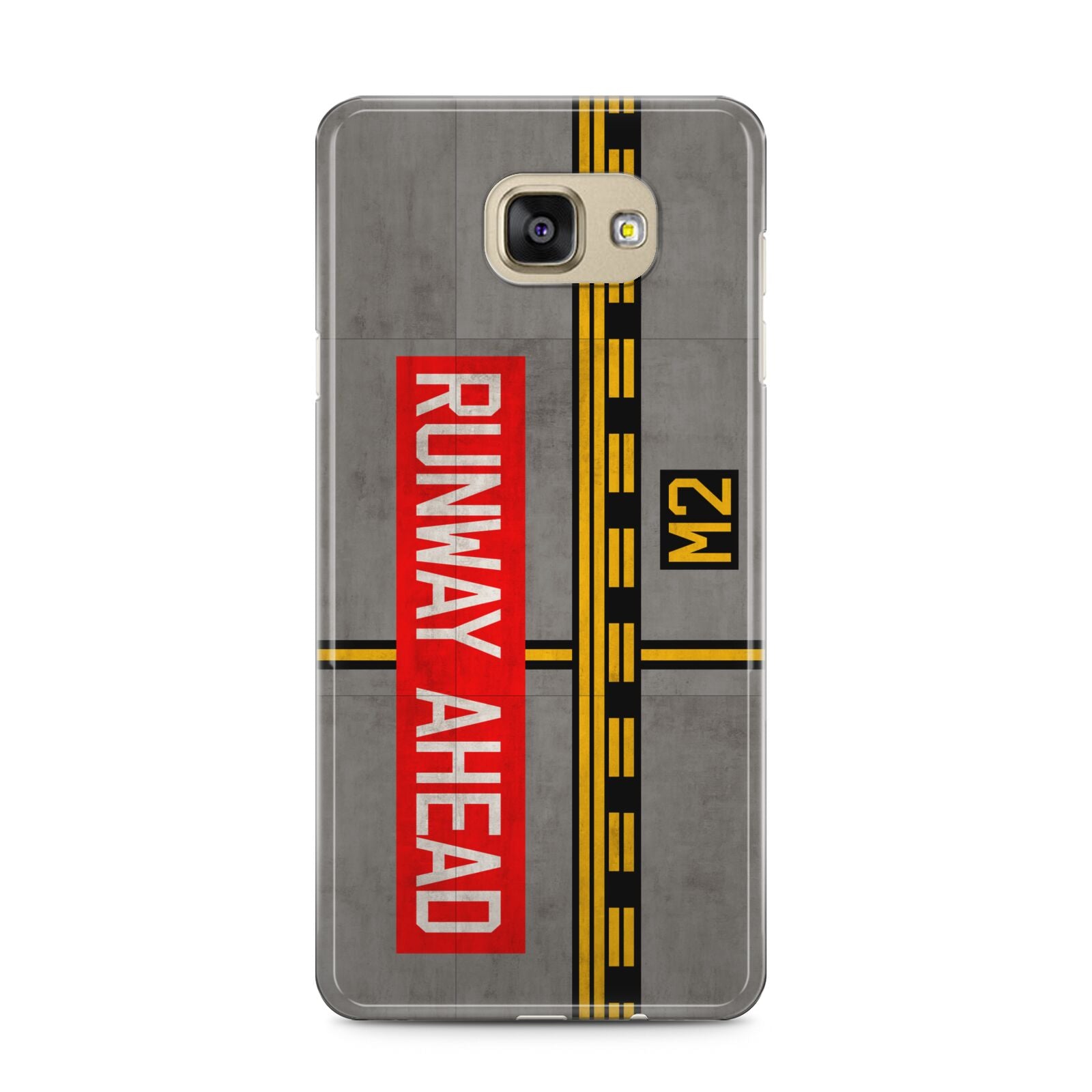Runway Ahead Samsung Galaxy A5 2016 Case on gold phone