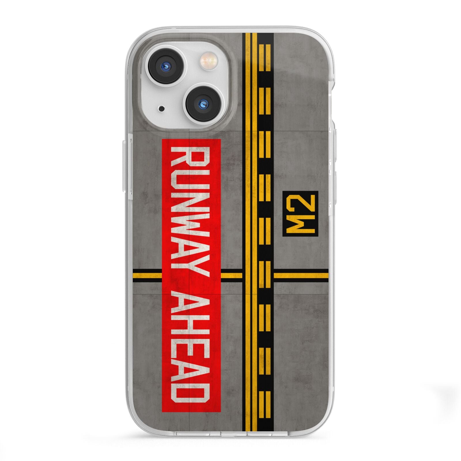 Runway Ahead iPhone 13 Mini TPU Impact Case with White Edges