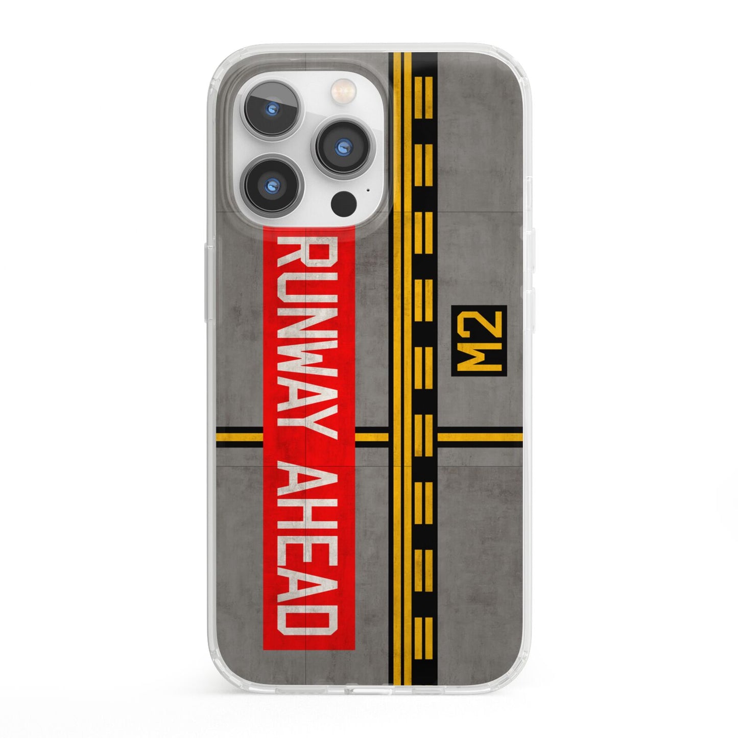 Runway Ahead iPhone 13 Pro Clear Bumper Case