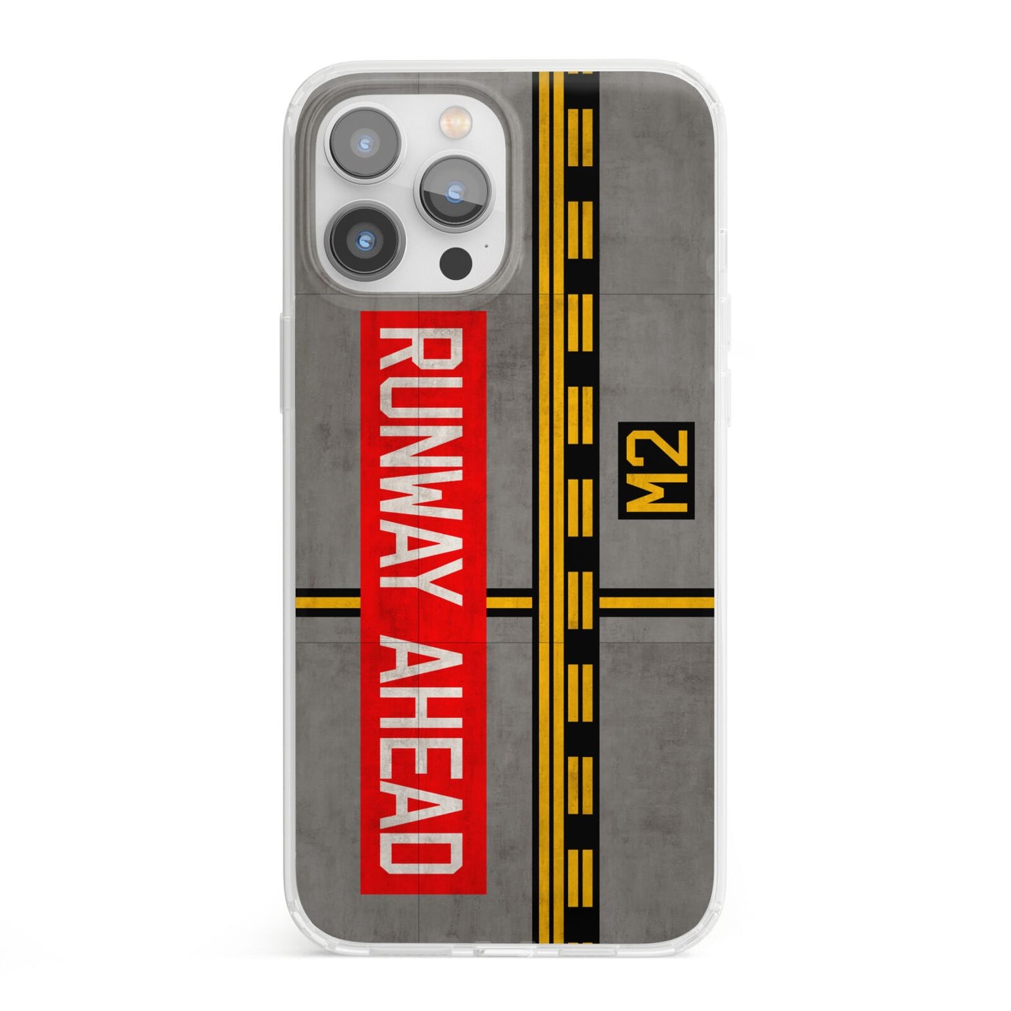 Runway Ahead iPhone 13 Pro Max Clear Bumper Case