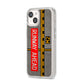 Runway Ahead iPhone 14 Clear Tough Case Starlight Angled Image