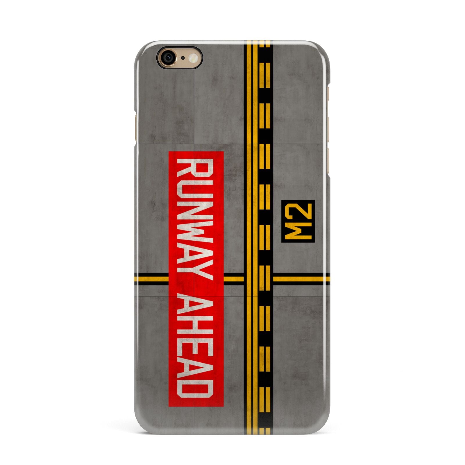 Runway Ahead iPhone 6 Plus 3D Snap Case on Gold Phone