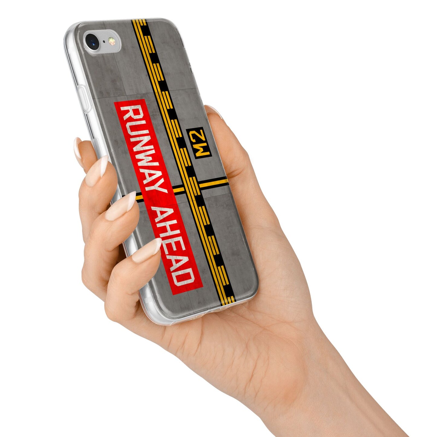 Runway Ahead iPhone 7 Bumper Case on Silver iPhone Alternative Image