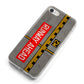 Runway Ahead iPhone 8 Bumper Case on Silver iPhone Alternative Image