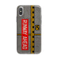 Runway Ahead iPhone X Bumper Case on Silver iPhone Alternative Image 1