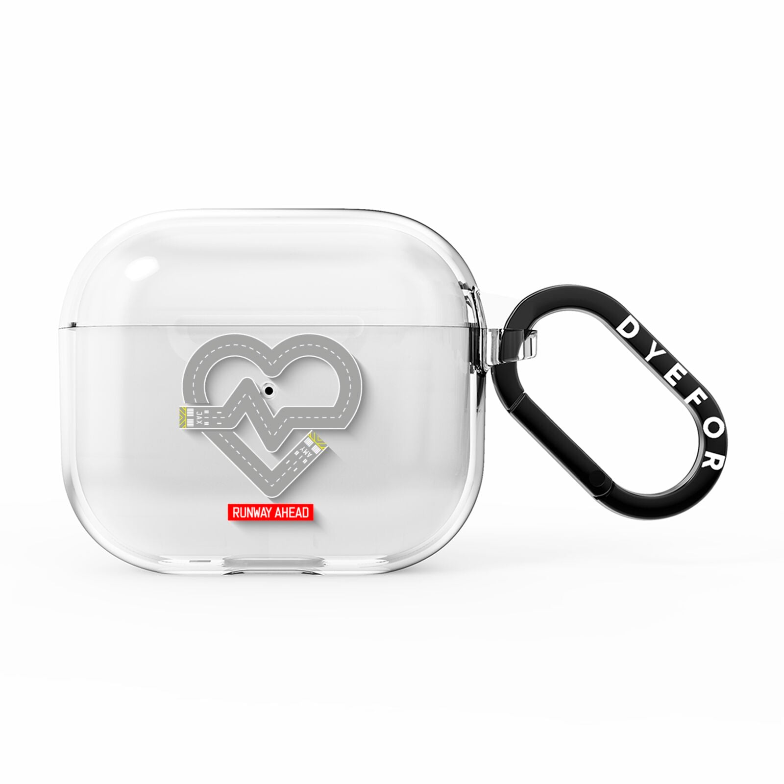 Runway Love Heart AirPods Clear Case 3rd Gen