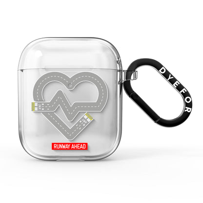 Runway Love Heart AirPods Clear Case
