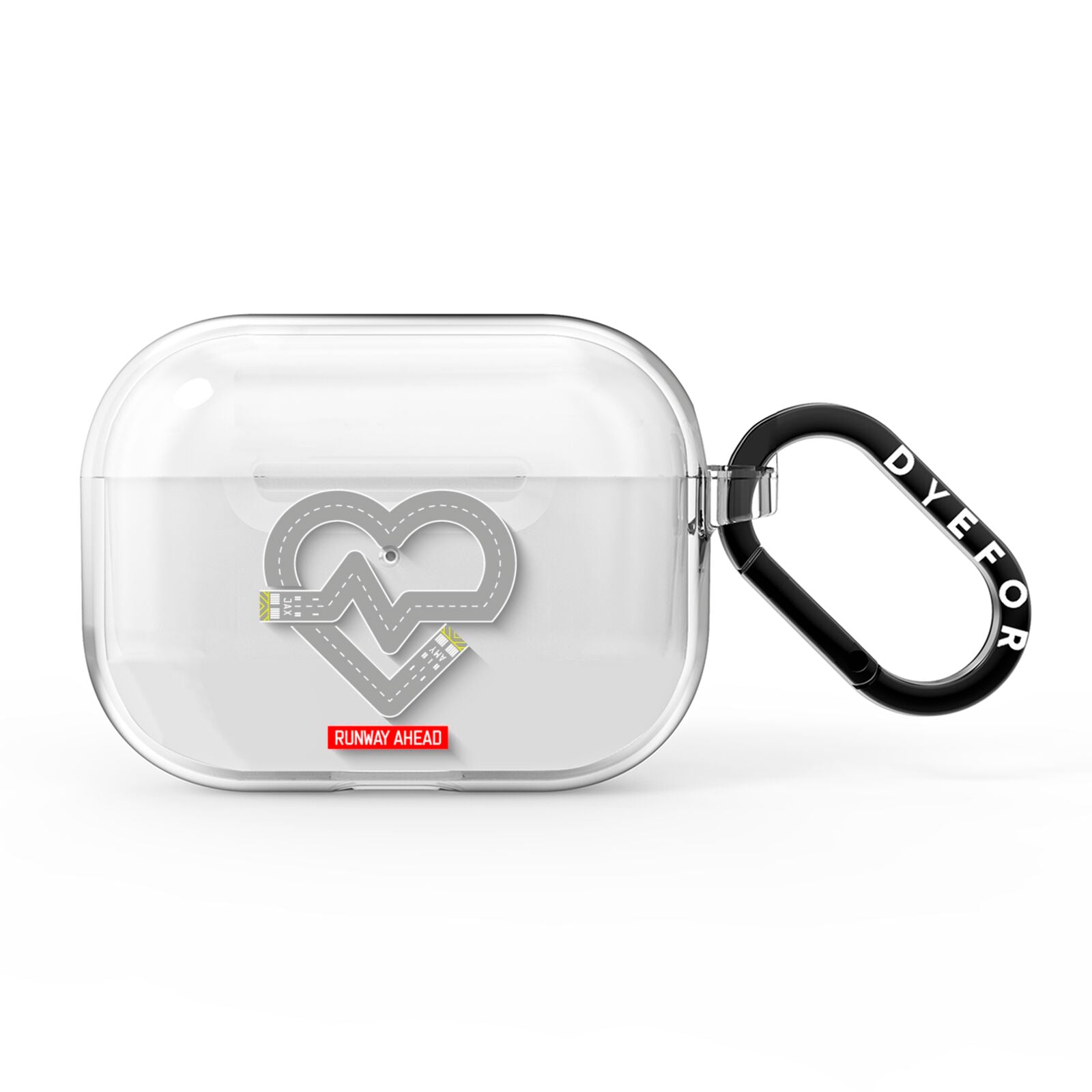 Runway Love Heart AirPods Pro Clear Case
