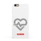 Runway Love Heart Apple iPhone 6 3D Snap Case