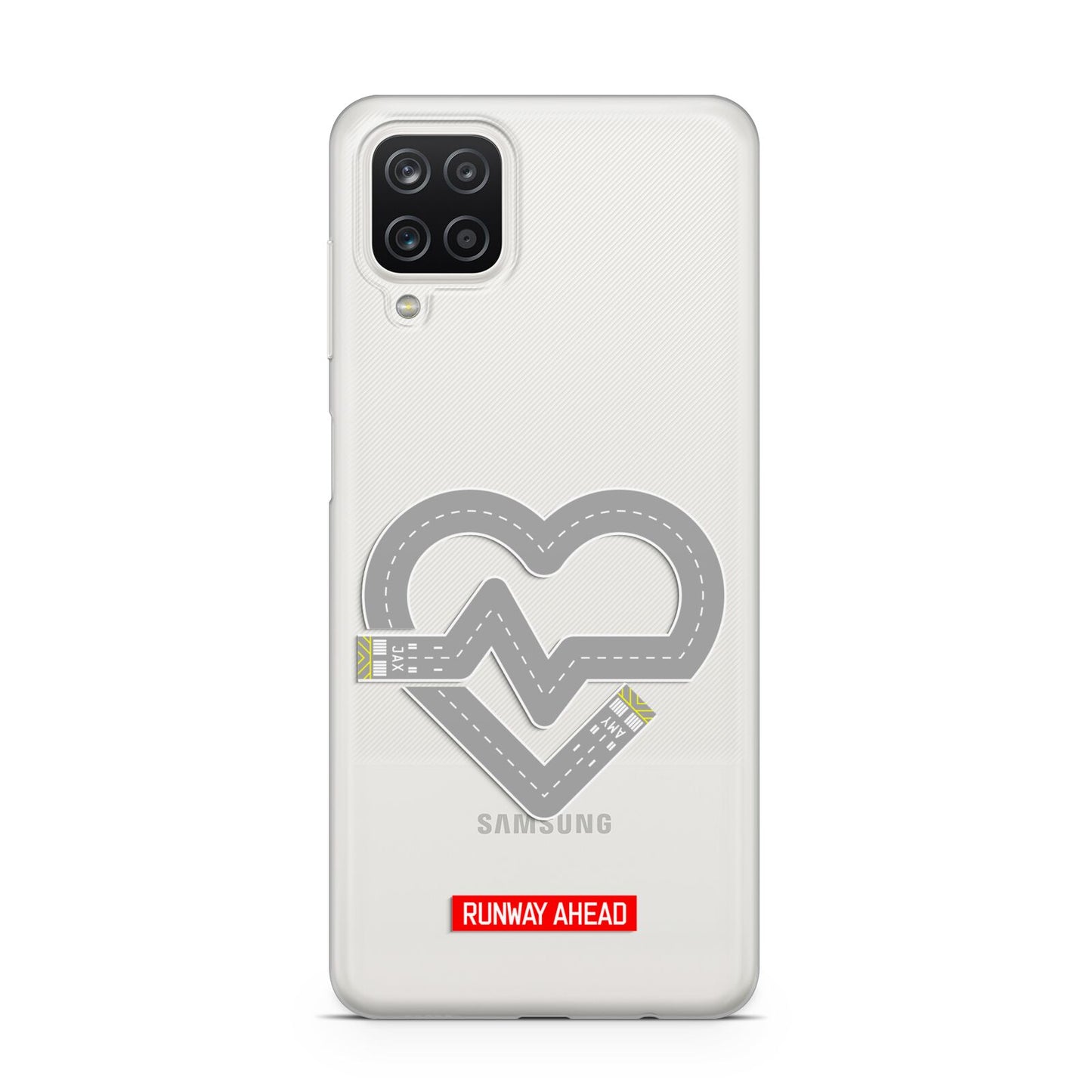 Runway Love Heart Samsung A12 Case
